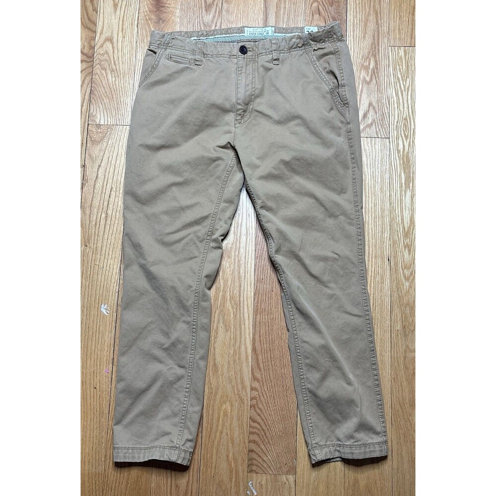 Fat Face South Coast Chinos Mens 36 Tan/Biscuit Brown Trousers Cotton Pants